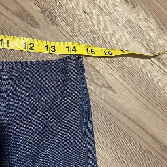 Banana Republic Sloan Skinny-Fit Sailor Ankle Pant Blue texture Ankle Size 2 - Picture 5 of 13